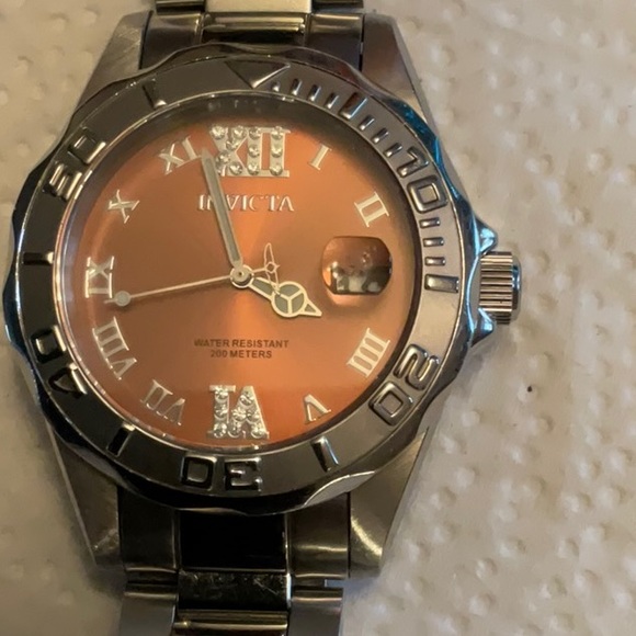 Genuine INVICTA stainless steel watch with date window and second hand - Picture 2 of 6